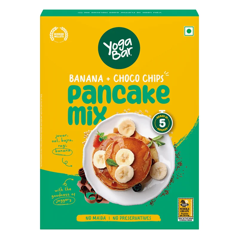 Yoga Bar Pancake Mix - Banana & Choco Chips