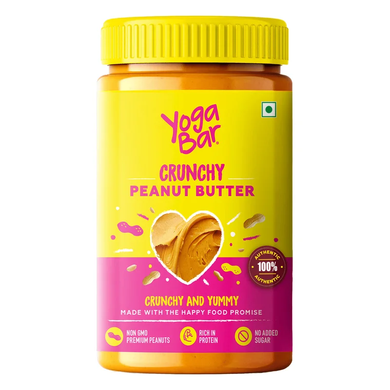 Yoga Bar Peanut Butter - Crunchy, Unsweetened