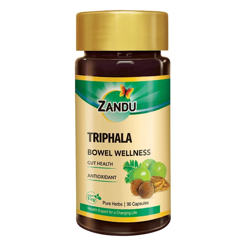 Zandu Triphala Bowel Wellness Capsules