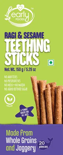 Early Foods Ragi & Cardamom Teething Biscuits