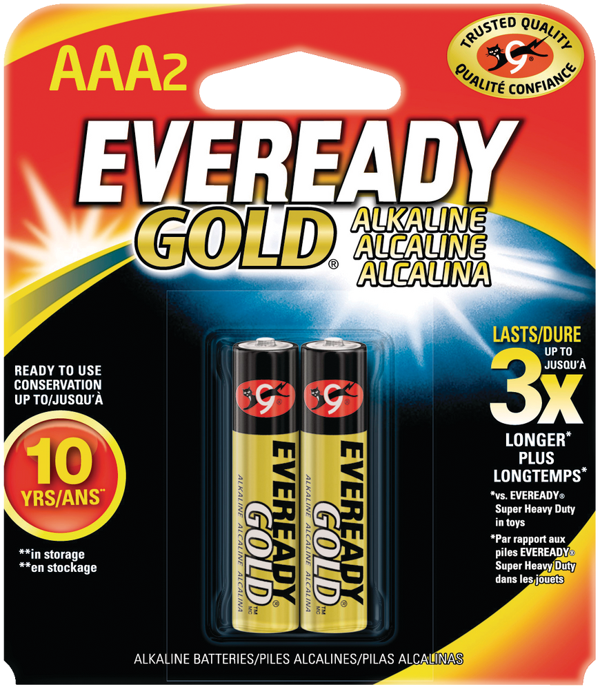 Eveready Ultima Alkaline AAA Batteries