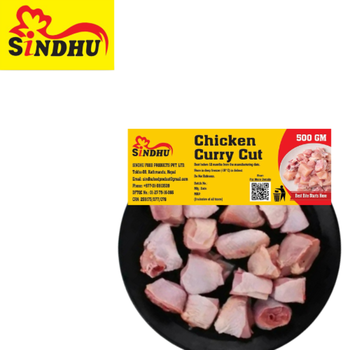 Fresho Chicken Curry Cut (Skinless)