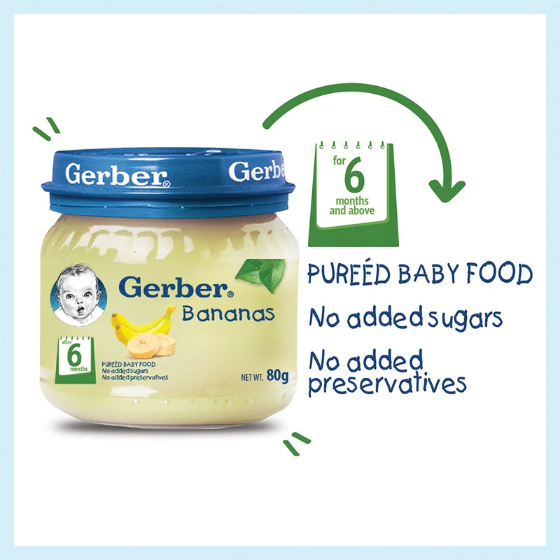 Gerber Organic Banana Puree (1st Foods)