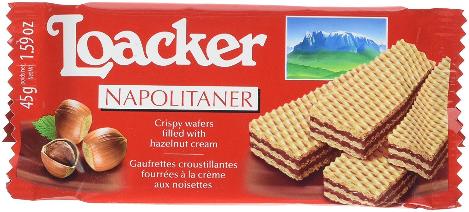 Loacker Classic Napolitaner Hazelnut Wafer