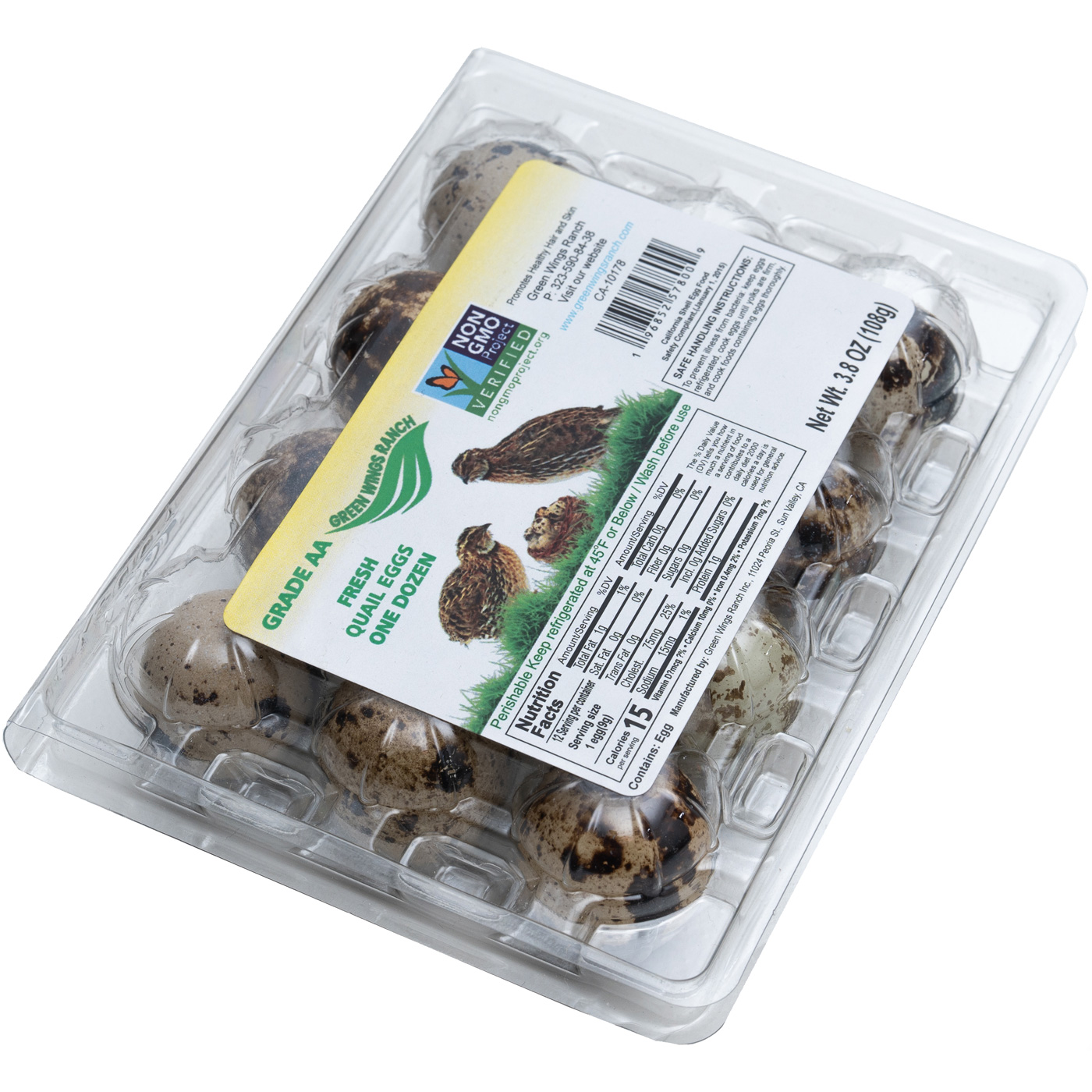Organic Tatva Quail Eggs (12 pcs)