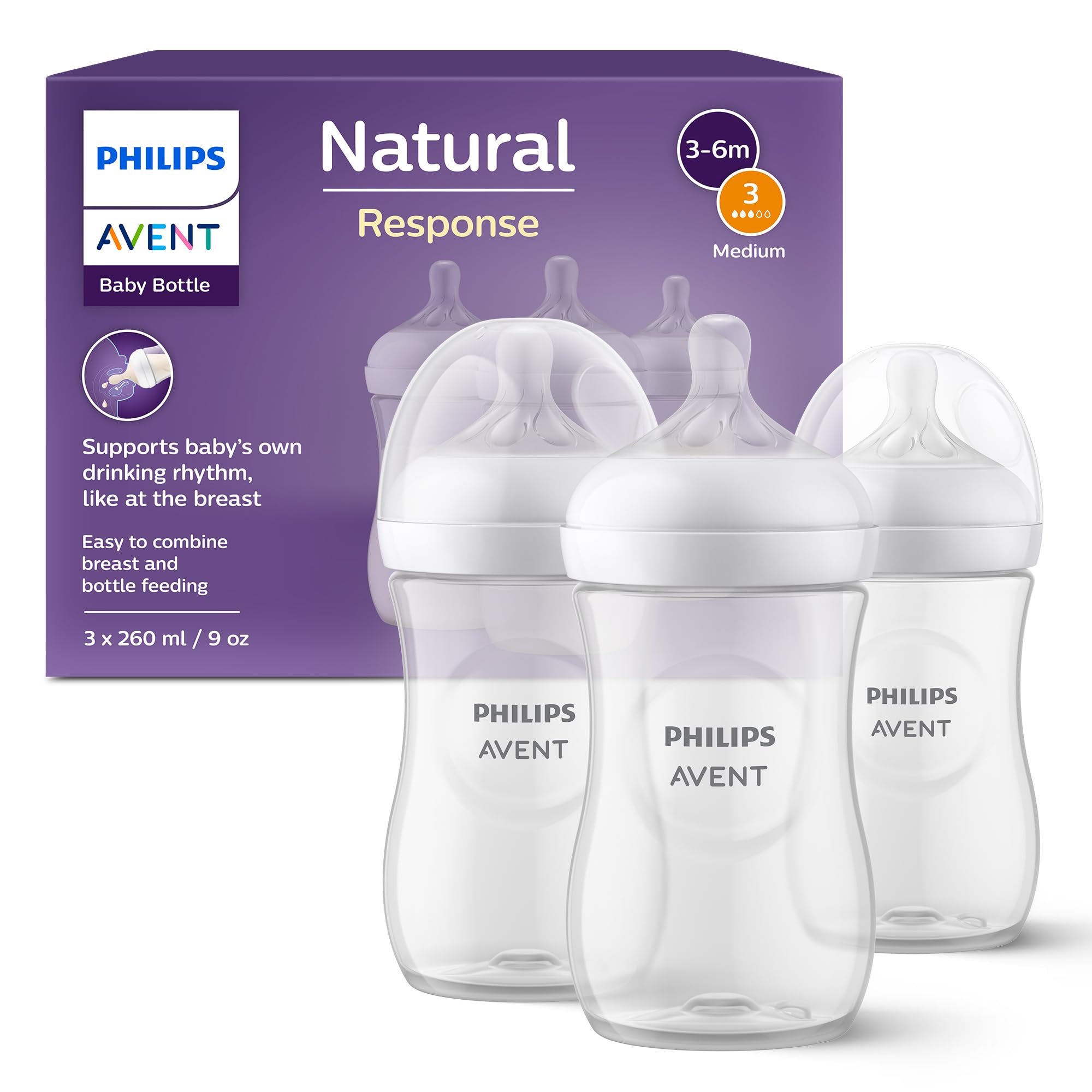 Philips Avent Natural Response Feeding Bottle