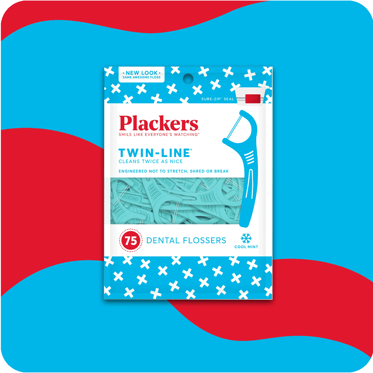 Plackers Twin-Line Dental Flossers