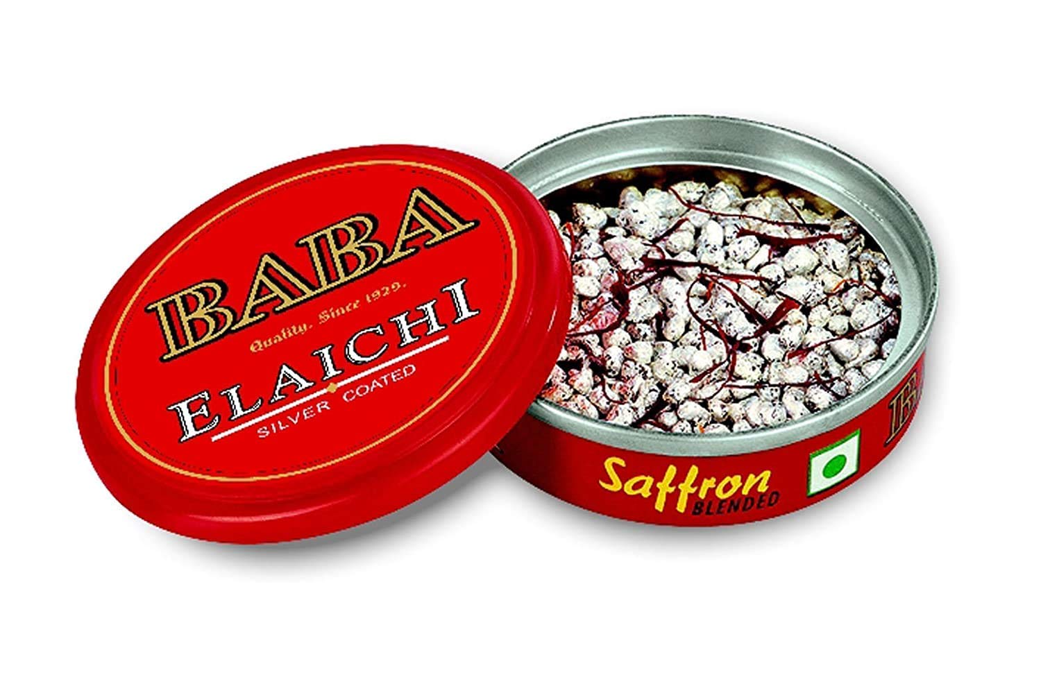 Silver-Coated Elaichi (Cardamom)