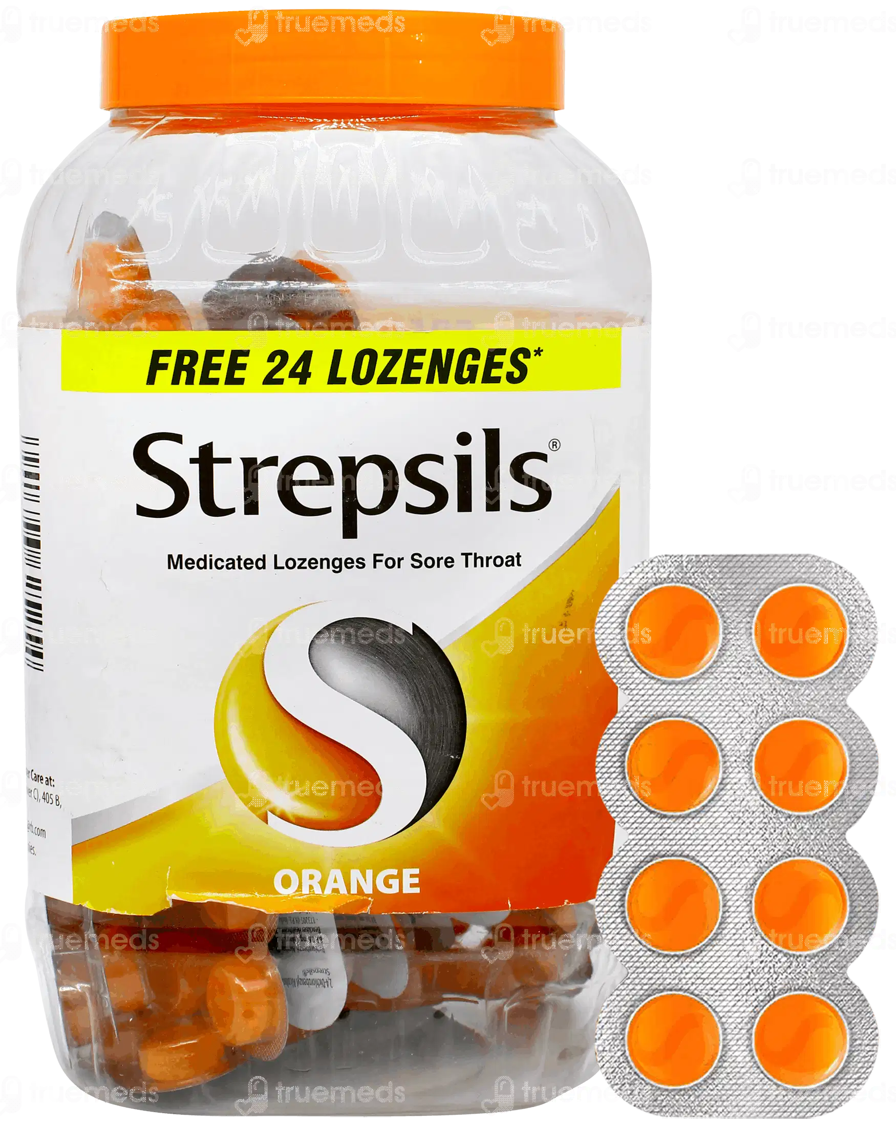 Strepsils Orange Sore Throat Lozenges