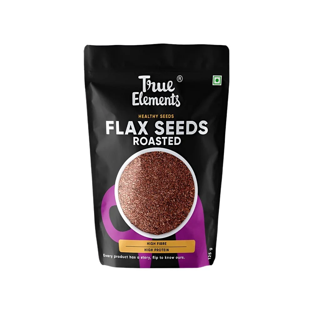 True Elements Roasted Flax Seeds
